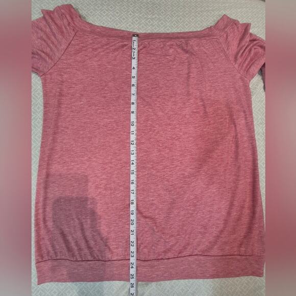 Pink Off-Shoulder Top - Picture 2 of 8